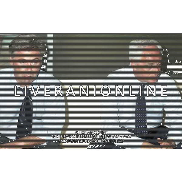 CESENA 01-08-1999 COPPA INTERTOTO JUVENTUS RENNES NELLA FOTO CARLO ANCELOTTI E ROBERTO BETTEGA AG ALDO LIVERANI SAS