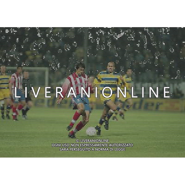20-04-1999 PARMA ATLETICO MADRID SEMIFINALE DI COPPA UEFA NELLA FOTO ANTONIO CHAMOT SEBASTIAN VERON AG ALDO LIVERANI SAS