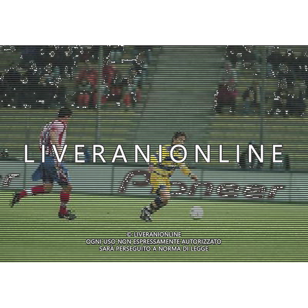 20-04-1999 PARMA ATLETICO MADRID SEMIFINALE DI COPPA UEFA NELLA FOTO ANTONIO BENARRIVO AG ALDO LIVERANI SAS