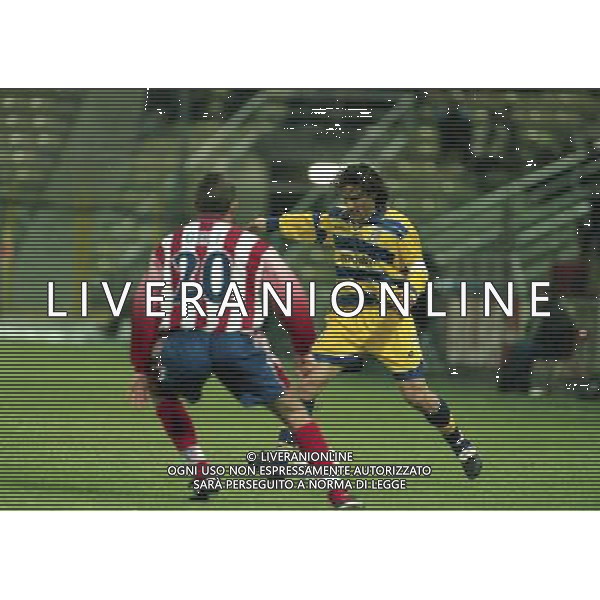 20-04-1999 PARMA ATLETICO MADRID SEMIFINALE DI COPPA UEFA NELLA FOTO ANTONIO BENARRIVO AG ALDO LIVERANI SAS