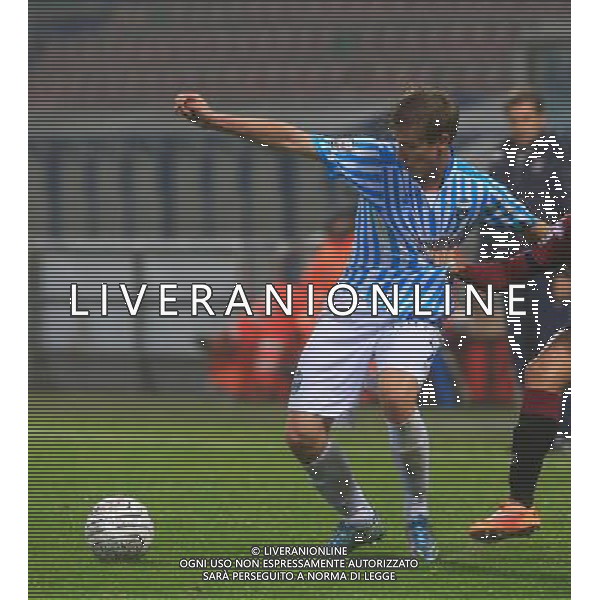 SPAL CALCIO 2015-2016 NELLA FOTO POSOCCO FRANCESCO AG ALDO LIVERANI SAS