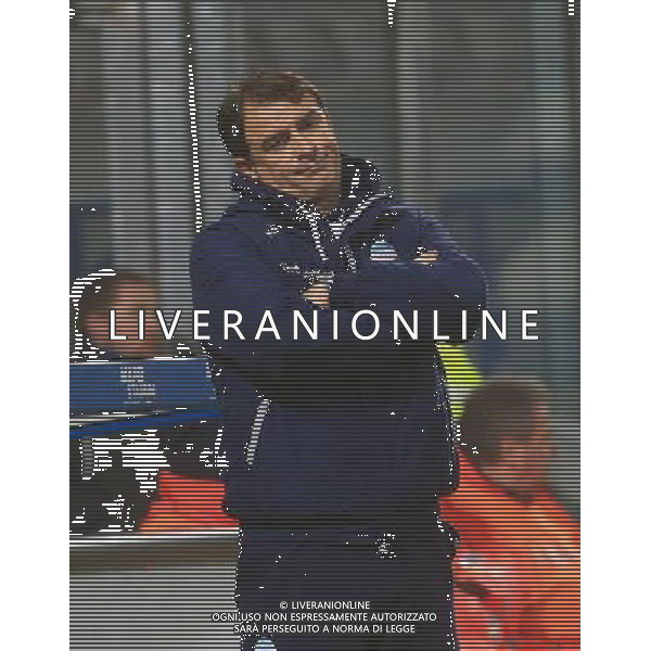 SPAL CALCIO 2015-2016 NELLA FOTO LEONARDO SEMPLICI ALLENATORE SPAL AG ALDO LIVERANI SAS