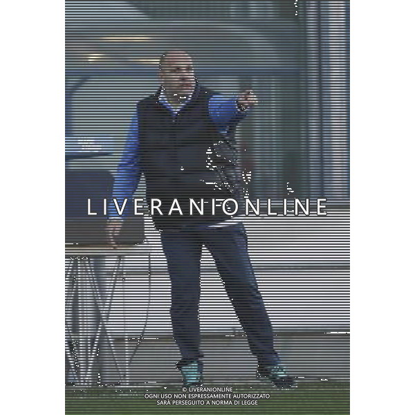 PORDENONE CALCIO 2015-2016 NELLA FOTO BRUNO REDINO ALLENATORE PORDENONE AG ALDO LIVERANI SAS