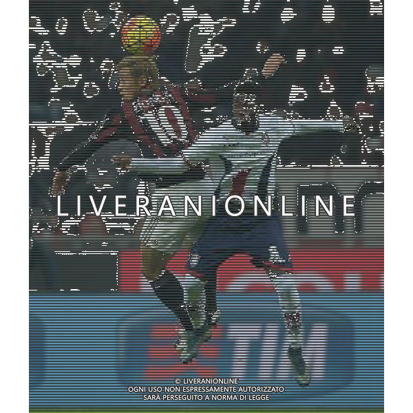 Coppa Italia TIM Cup 2015/2016 Quarto Turno Elimimatorio Milano - 01.12.2015 Milan-Crotone Nella Foto:honda-koffi /Ph.Vitez-Ag. Aldo Liverani