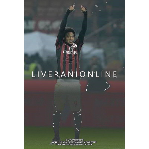 Coppa Italia TIM Cup 2015/2016 Quarto Turno Elimimatorio Milano - 01.12.2015 Milan-Crotone Nella Foto:luiz adriano esultanza dopo il gol /Ph.Vitez-Ag. Aldo Liverani