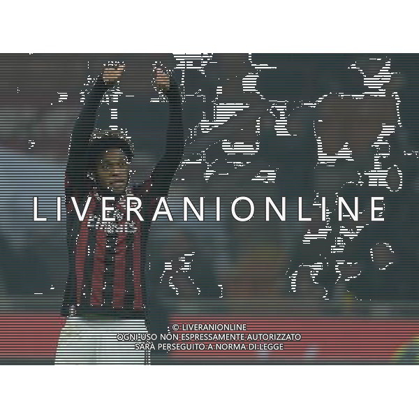 Coppa Italia TIM Cup 2015/2016 Quarto Turno Elimimatorio Milano - 01.12.2015 Milan-Crotone Nella Foto:luiz adriano esultanza dopo il gol /Ph.Vitez-Ag. Aldo Liverani