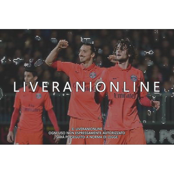 deception Adrien RABIOT / Zlatan IBRAHIMOVIC - 01.12.2015 - Angers / PSG - 16eme journee Ligue 1 Photo : Nolwenn Le Gouic / Icon Sport AG ALDO LIVERANI SAS ONLY ITALY