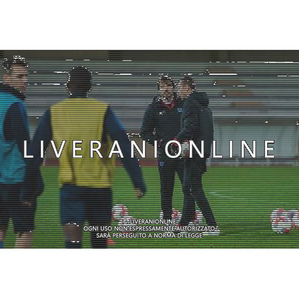 Jean Luc Vasseur / Sebastien Gondouin - 30.11.2015 - Presentation du nouvel entraineur du Paris FC - Entrainement Photo : Anthony Dibon / Icon Sport AG ALDO LIVERANI SAS ONLY ITALY