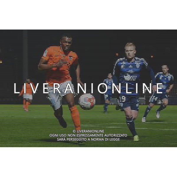 Baboye Traore / Florent Mollet - 01.12.2015 - Creteil / Paris FC - 17eme journee de Ligue 2 Photo : Anthony Dibon / Icon Sport AG ALDO LIVERANI SAS ONLY ITALY