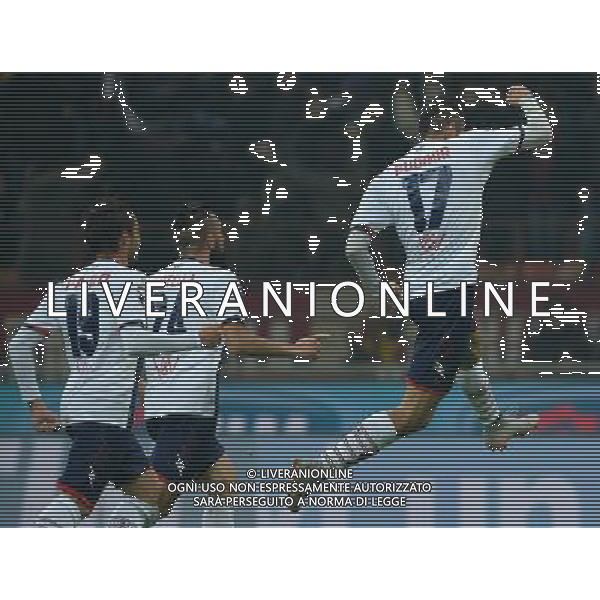 Coppa Italia TIM Cup 2015/2016 Quarto Turno Elimimatorio Milano - 01.12.2015 Milan-Crotone Nella Foto:budimir esultanza dopo il gol /Ph.Vitez-Ag. Aldo Liverani