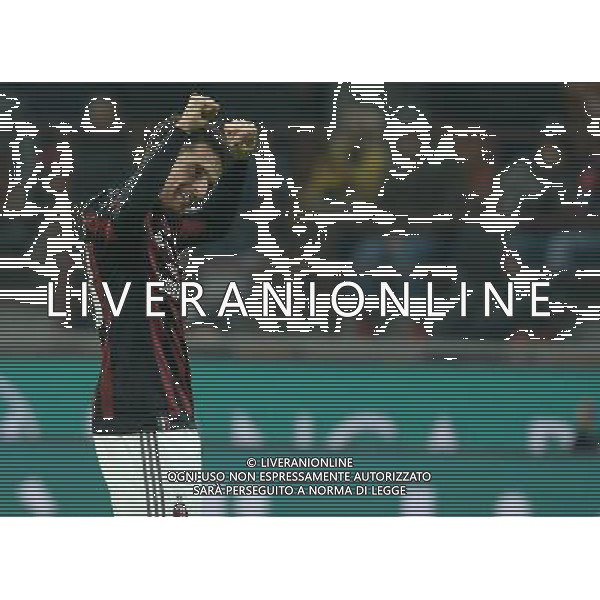 Coppa Italia TIM Cup 2015/2016 Quarto Turno Elimimatorio Milano - 01.12.2015 Milan-Crotone Nella Foto: esultanza dopo il gol su punizione di giacomo bonaventura /Ph.Vitez-Ag. Aldo Liverani