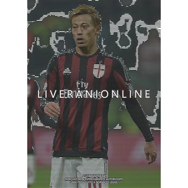 Coppa Italia TIM Cup 2015/2016 Quarto Turno Elimimatorio Milano - 01.12.2015 Milan-Crotone Nella Foto:Keisuke Honda /Ph.Vitez-Ag. Aldo Liverani