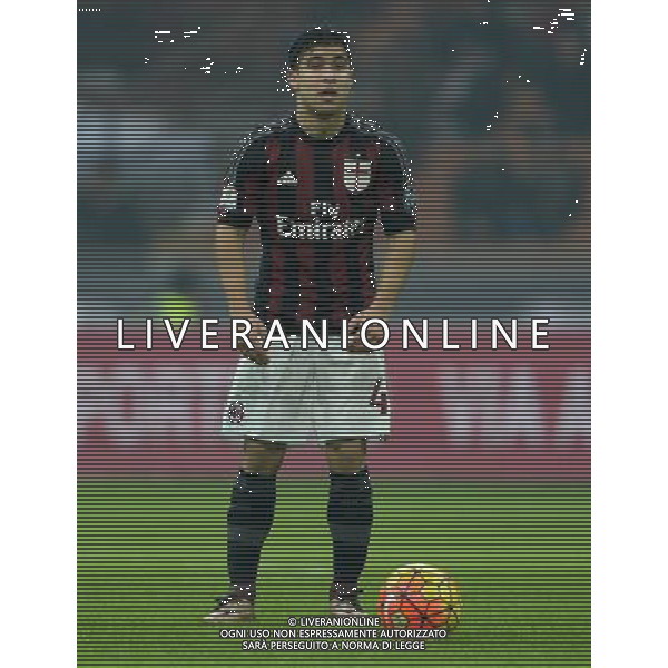 Coppa Italia TIM Cup 2015/2016 Quarto Turno Elimimatorio Milano - 01.12.2015 Milan-Crotone Nella Foto:Jose\' Mauri /Ph.Vitez-Ag. Aldo Liverani