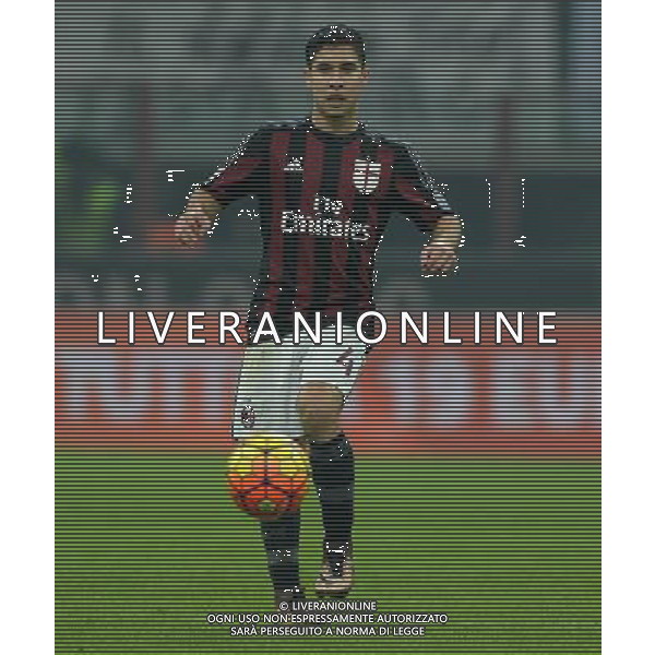 Coppa Italia TIM Cup 2015/2016 Quarto Turno Elimimatorio Milano - 01.12.2015 Milan-Crotone Nella Foto:Jose\' Mauri /Ph.Vitez-Ag. Aldo Liverani