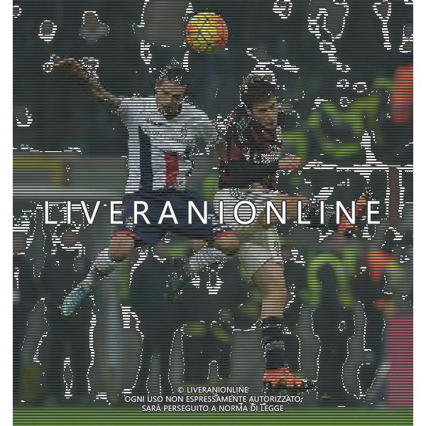 Coppa Italia TIM Cup 2015/2016 Quarto Turno Elimimatorio Milano - 01.12.2015 Milan-Crotone Nella Foto:Adrian Stoian-Davide Calabria /Ph.Vitez-Ag. Aldo Liverani