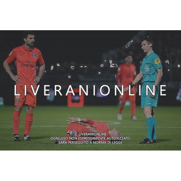 Angel DI MARIA / Thiago MOTTA / Benoit BASTIEN - 01.12.2015 - Angers / PSG - 16eme journee Ligue 1 Photo : Nolwenn Le Gouic / Icon Sport AG ALDO LIVERANI SAS ONLY ITALY