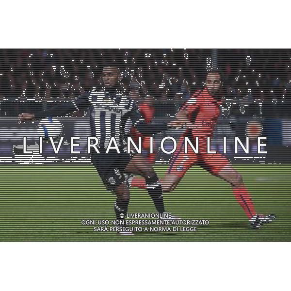 Abdoul CAMARA / Lucas MOURA - 01.12.2015 - Angers / PSG - 16eme journee Ligue 1 Photo : Nolwenn Le Gouic / Icon Sport AG ALDO LIVERANI SAS ONLY ITALY
