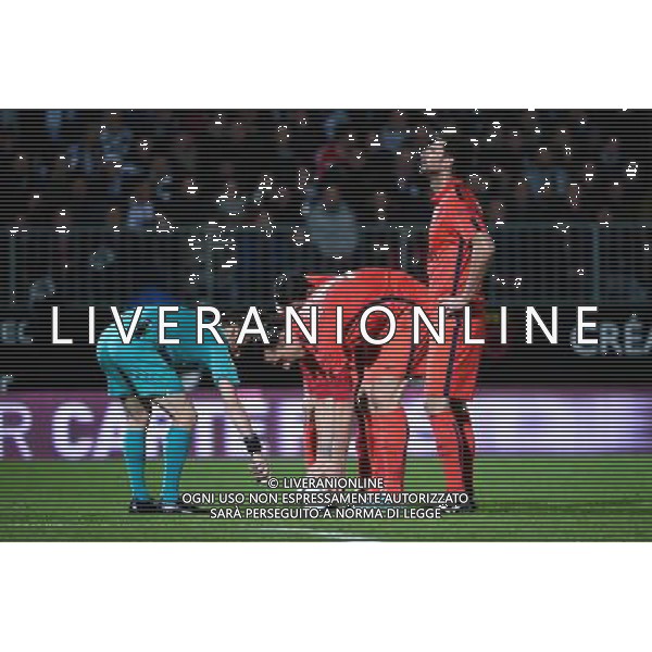 Zlatan IBRAHIMOVIC / Thiago MOTTA - 01.12.2015 - Angers / PSG - 16eme journee Ligue 1 Photo : Nolwenn Le Gouic / Icon Sport AG ALDO LIVERANI SAS ONLY ITALY