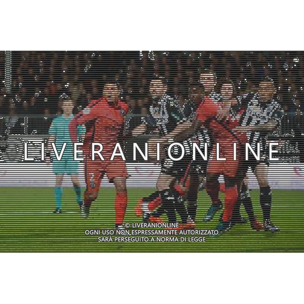 Romain THOMAS / Billy KETKEOPHOMPHONE / Serge AURIER / Thiago SILVA / Thomas MANGANI - 01.12.2015 - Angers / PSG - 16eme journee Ligue 1 Photo : Nolwenn Le Gouic / Icon Sport AG ALDO LIVERANI SAS ONLY ITALY