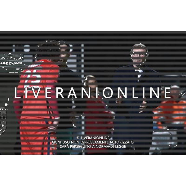 Laurent BLANC / Adrien RABIOT - 01.12.2015 - Angers / PSG - 16eme journee Ligue 1 Photo : Nolwenn Le Gouic / Icon Sport AG ALDO LIVERANI SAS ONLY ITALY