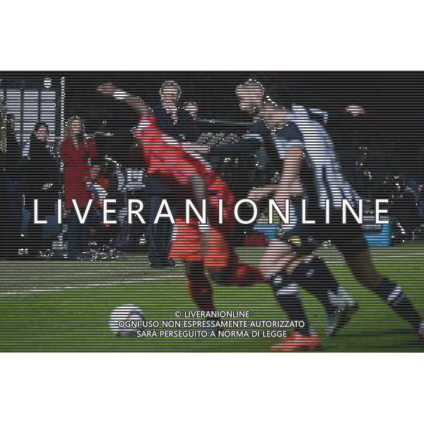 Laurent BLANC / Serge AURIER - 01.12.2015 - Angers / PSG - 16eme journee Ligue 1 Photo : Nolwenn Le Gouic / Icon Sport AG ALDO LIVERANI SAS ONLY ITALY