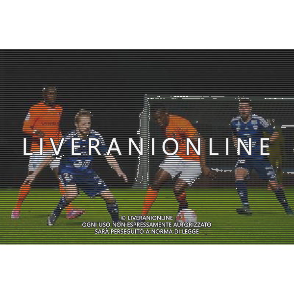 Boris Mahon De Monaghan / Tiecoro Keita - 01.12.2015 - Creteil / Paris FC - 17eme journee de Ligue 2 Photo : Anthony Dibon / Icon Sport AG ALDO LIVERANI SAS ONLY ITALY