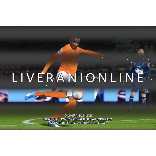 Dylan Bahamboula - 01.12.2015 - Creteil / Paris FC - 17eme journee de Ligue 2 Photo : Anthony Dibon / Icon Sport AG ALDO LIVERANI SAS ONLY ITALY