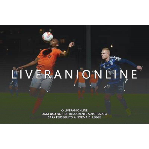 Baboye Traore / Florent Mollet - 01.12.2015 - Creteil / Paris FC - 17eme journee de Ligue 2 Photo : Anthony Dibon / Icon Sport AG ALDO LIVERANI SAS ONLY ITALY