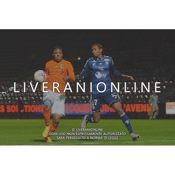 Edward Socrier / Christophe Herelle - 01.12.2015 - Creteil / Paris FC - 17eme journee de Ligue 2 Photo : Anthony Dibon / Icon Sport AG ALDO LIVERANI SAS ONLY ITALY