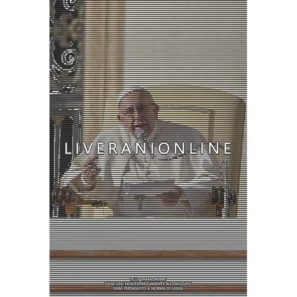 CittÃ  del Vaticano - 02/12/2015 - Piazza San Pietro - Udienza generale del Mercoledi\' - nella foto: papa Francesco /Ph. Corradetti - Ag. Aldo Liverani/ AGENZIA ALDO LIVERANI SAS -