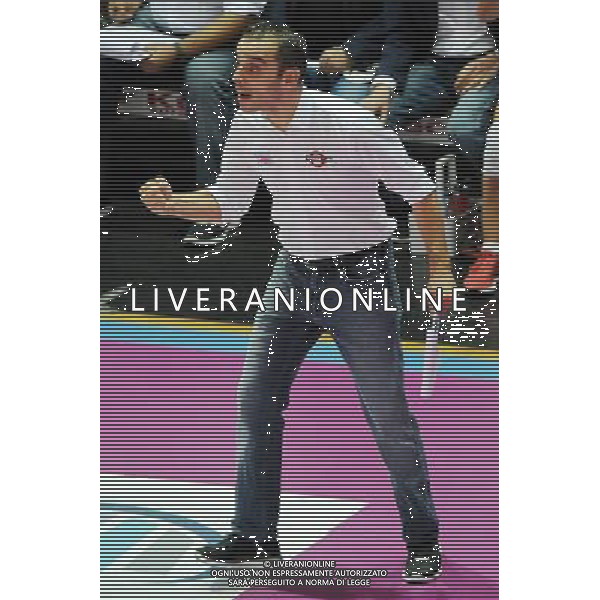 Campionato Serie A1 Master Group Sport - 9¡ giornata Bergamo 2-12-2015 PalaNorda Foppapedretti Bergamo vs Nordmeccanica Piacenza nella foto Marco Gaspari allenatore Piacenza foto Roberto Garavaglia - ag. Aldo Liverani sas