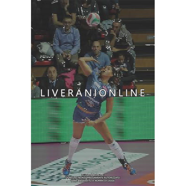 Campionato Serie A1 Master Group Sport - 9¡ giornata Bergamo 2-12-2015 PalaNorda Foppapedretti Bergamo vs Nordmeccanica Piacenza nella foto Celeste Plak (Bergamo) foto Roberto Garavaglia - ag. Aldo Liverani sas