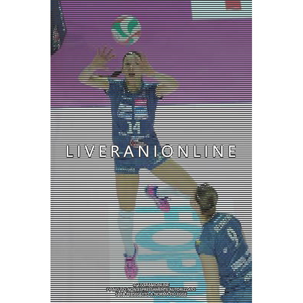 Campionato Serie A1 Master Group Sport - 9¡ giornata Bergamo 2-12-2015 PalaNorda Foppapedretti Bergamo vs Nordmeccanica Piacenza nella foto Eleonora Lo Bianco (Bergamo) foto Roberto Garavaglia - ag. Aldo Liverani sas