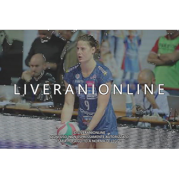 Campionato Serie A1 Master Group Sport - 9¡ giornata Bergamo 2-12-2015 PalaNorda Foppapedretti Bergamo vs Nordmeccanica Piacenza nella foto Freya Aelbrecht (Bergamo) foto Roberto Garavaglia - ag. Aldo Liverani sas