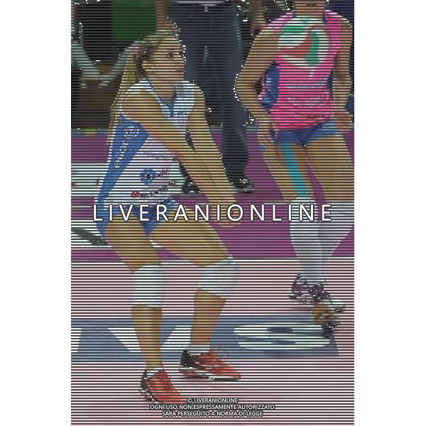 Campionato Serie A1 Master Group Sport - 9¡ giornata Bergamo 2-12-2015 PalaNorda Foppapedretti Bergamo vs Nordmeccanica Piacenza nella foto Giulia Leonardi (Piacenza) foto Roberto Garavaglia - ag. Aldo Liverani sas