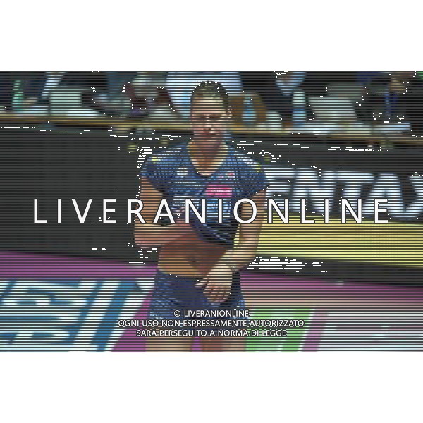 Campionato Serie A1 Master Group Sport - 9¡ giornata Bergamo 2-12-2015 PalaNorda Foppapedretti Bergamo vs Nordmeccanica Piacenza nella foto Freya Aelbrecht (Bergamo) foto Roberto Garavaglia - ag. Aldo Liverani sas