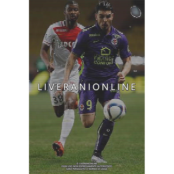 Andy DELORT / Almamy TOURE - 02.12.2015 - Monaco / Caen - 16eme journee de Ligue 1 Photo: Jc Magnenet / Icon Sport/ AGENZIA ALDO LIVERANI SAS - ITALY ONLY EDITORIAL USE ONLY