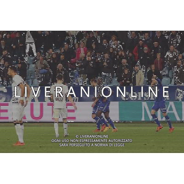Joie Bastia / Florian RASPENTINO - 02.12.2015 - Bastia / Bordeaux - 16eme journee de Ligue 1 Photo: Michel Maestracci / Icon Sport/ AGENZIA ALDO LIVERANI SAS - ITALY ONLY EDITORIAL USE ONLY