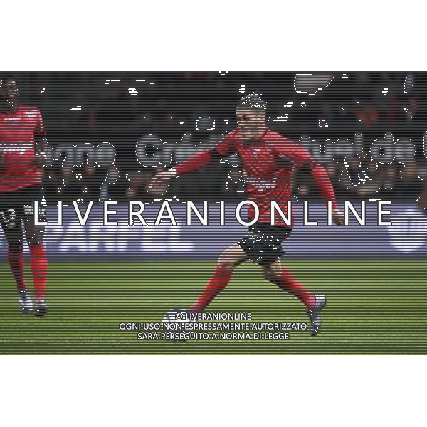 Dorian LEVEQUE - 02.12.2015 - Guingamp / Reims - 16eme journee Ligue 1 Photo : Nolwenn Le Gouic / Icon Sport AG ALDO LIVERANI SAS ONLY ITALY