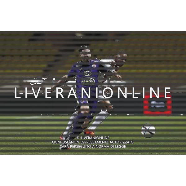 Andy DELORT / FABINHO - 02.12.2015 - Monaco / Caen - 16eme journee de Ligue 1 Photo: Jc Magnenet / Icon Sport/ AGENZIA ALDO LIVERANI SAS - ITALY ONLY EDITORIAL USE ONLY