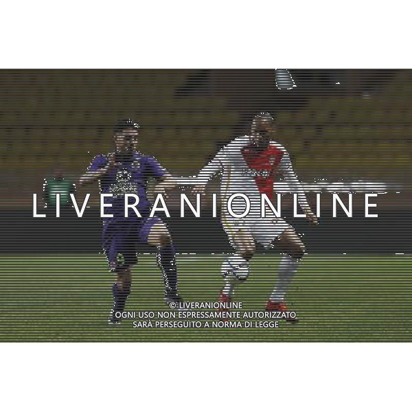 Andy DELORT / FABINHO - 02.12.2015 - Monaco / Caen - 16eme journee de Ligue 1 Photo: Jc Magnenet / Icon Sport/ AGENZIA ALDO LIVERANI SAS - ITALY ONLY EDITORIAL USE ONLY