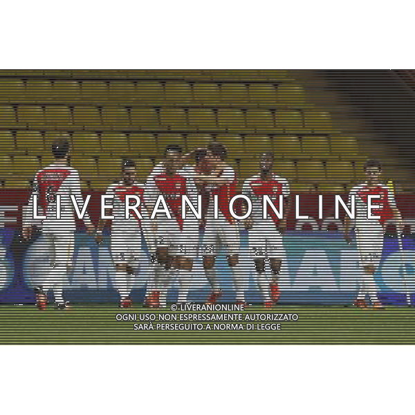 joie MONACO / Marcelo CARRILLO - 02.12.2015 - Monaco / Caen - 16eme journee de Ligue 1 Photo: Jc Magnenet / Icon Sport/ AGENZIA ALDO LIVERANI SAS - ITALY ONLY EDITORIAL USE ONLY