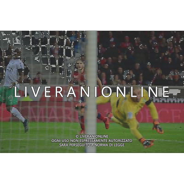 Goal Yassine BENZIA - 02.12.2015 - Lille / Saint Etienne - 16eme journee de Ligue 1 Photo: Dave Winter / Icon Sport/ AGENZIA ALDO LIVERANI SAS - ITALY ONLY EDITORIAL USE ONLY