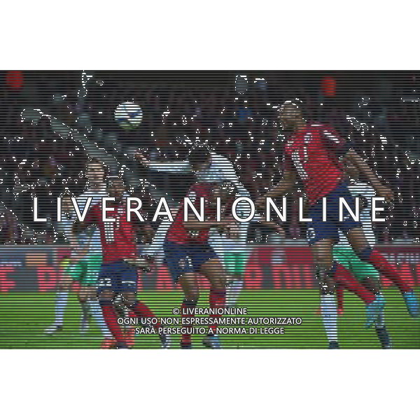 Stoppila SUNZU / Djibril SIDIBE / Vincent PAJOT - 02.12.2015 - Lille / Saint Etienne - 16eme journee de Ligue 1 Photo: Dave Winter / Icon Sport/ AGENZIA ALDO LIVERANI SAS - ITALY ONLY EDITORIAL USE ONLY