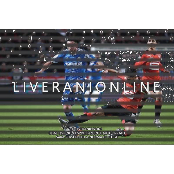 Mauricio ISLA / Pedro MENDES - 03.12.2015 - Rennes / Marseille - 16eme journee Ligue 1 Photo : Nolwenn Le Gouic / Icon Sport AG ALDO LIVERANI SAS ONLY ITALY