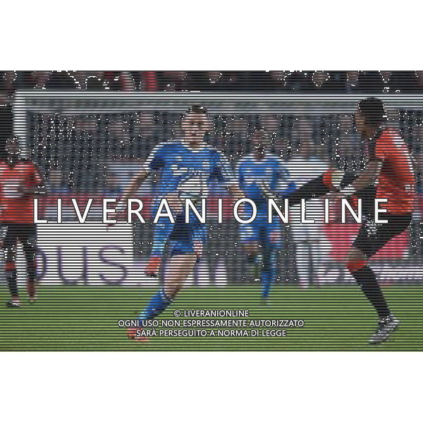 Lucas OCAMPOS - 03.12.2015 - Rennes / Marseille - 16eme journee Ligue 1 Photo : Nolwenn Le Gouic / Icon Sport AG ALDO LIVERANI SAS ONLY ITALY