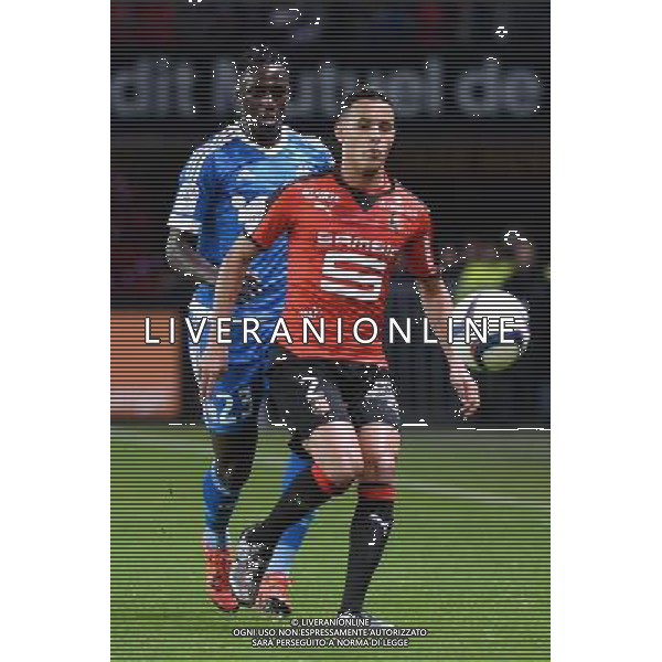 Mehdi ZEFFANE - 03.12.2015 - Rennes / Marseille - 16eme journee Ligue 1 Photo : Nolwenn Le Gouic / Icon Sport AG ALDO LIVERANI SAS ONLY ITALY