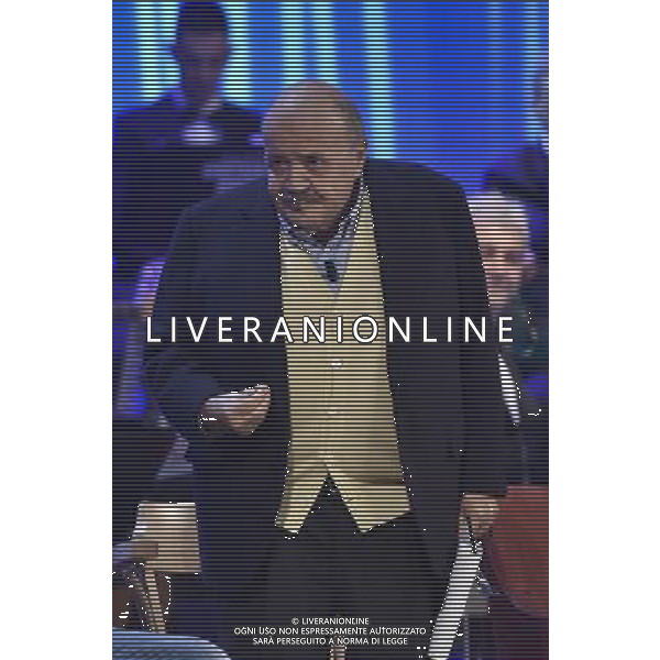 Roma - 03/12/2015 - Studi Mediaset De Paolis - Trasmissione TV \' Maurizio Costanzo Show \' - nella foto: Maurizio Costanzo /Ph. Corradetti - Ag. Aldo Liverani