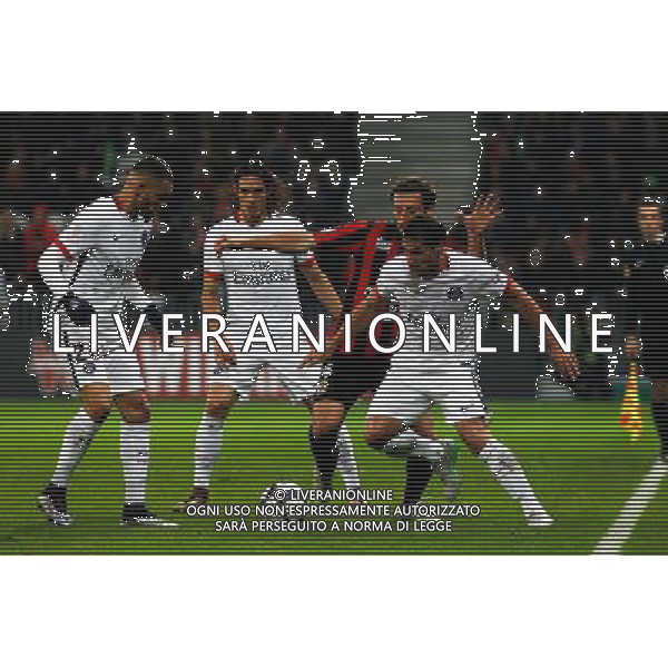 Paul BAYSSE / Benjamin STAMBOULI - 04.12.2015 - Nice / PSG - 17eme journee de Ligue 1 Photo : Jean Christophe Magnenet / Icon Sport AG ALDO LIVERANI SAS ONLY ITALY