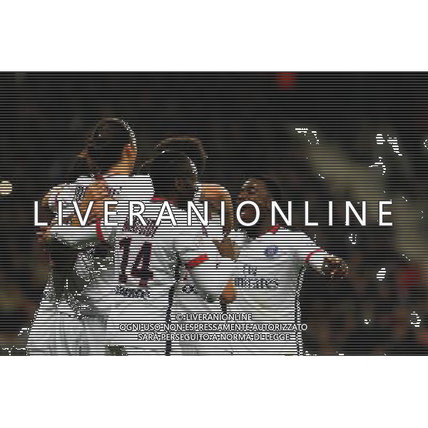 Joie PSG - 04.12.2015 - Nice / PSG - 17eme journee de Ligue 1 Photo : Jean Christophe Magnenet / Icon Sport AG ALDO LIVERANI SAS ONLY ITALY